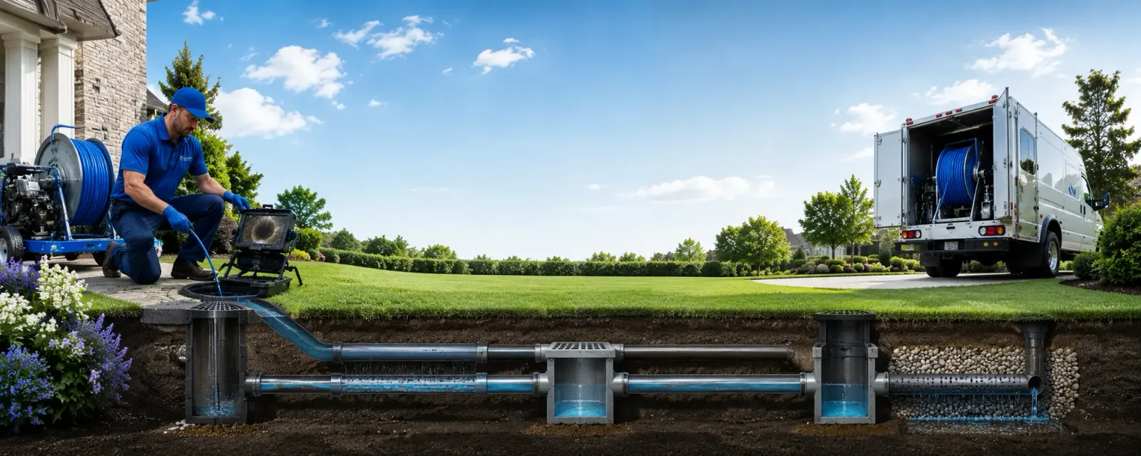 Outdoor drain cleaning information for Maxwell, IN
